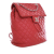 Chanel B Chanel Red Lambskin Leather Leather Medium Lambskin Urban Spirit Backpack Italy