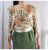Laura Ashley Silk flower blouse