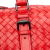 Bottega Veneta B Bottega Veneta Red Nappa Leather Leather Nappa Intrecciato Boston Bag Italy