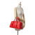 Bottega Veneta B Bottega Veneta Red Nappa Leather Leather Nappa Intrecciato Boston Bag Italy
