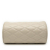 Saint Laurent B Saint Laurent White Lambskin Leather Leather Small Quilted Lambskin Sade Tube Bag Italy