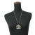 Chanel AB Chanel Gold Gold Plated Metal Faux Pearls and Crystals CC Pendant Necklace Italy