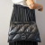 Balenciaga Hourglass Small Leather Chain Flap Bag Black