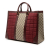 Gucci Red Medium GG Supreme and Quilted Mini GG Canvas Double G Tote Italy