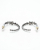 Chanel CC Rhinestone Hoop Earrings