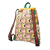 Gucci AB Gucci Brown Beige with Multi Coated Canvas Fabric Childrens GG Supreme Baboon Backpack Italy