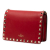 Valentino AB Valentino Red Calf Leather Rockstud Chain Pouch Italy