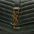 Saint Laurent Green Small Chevron Lambskin Monogram Sulpice Bag Italy