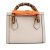 Gucci AB Gucci White Calf Leather Mini skin Bamboo Diana Satchel Italy