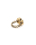 Gucci Flower Rhinestone Ring, size 17