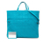 Bottega Veneta B Bottega Veneta Blue Aqua Nappa Leather Leather Nappa Intrecciato Fold Over Tote Italy
