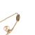 Louis Vuitton AB Louis Vuitton Gold Gold Plated Metal Essential V Necklace Italy