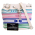 Chanel AB Chanel White with Multi Fiber Fabric Mixed s and Aged Calfskin Venise Biarritz Bucket Bag Italy
