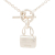 Hermès AB Hermès Silver SV925 / Sterling Silver Metal Sterling Silver Amulettes Constance Necklace Italy