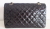 Chanel Classique black glitter bag