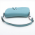Christian Dior Saddle Grained Calfskin Leather No Strap Handbag Blue