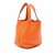 Hermès Picotin 18 Taurillon Clemence Leather Lock Bucket Handbag Orange