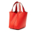 Hermès AB Hermès Red with Blue Light Blue Calf Leather Epsom Tressage Picotin Lock 18 France