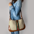 Gucci Jackie 1961 Medium Striped Canvas Hobo Shoulder Bag GG Supreme