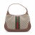 Gucci Jackie 1961 Medium Striped Canvas Hobo Shoulder Bag GG Supreme