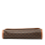 Celine B Celine Brown Coated Canvas Fabric Macadam Clutch Italy