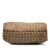 Fendi B Fendi Brown Light Brown Canvas Fabric Zucchino Tote Italy