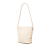 Chanel B Chanel White Ivory Calf Leather Crumpled skin En Vogue Rope Satchel Italy