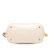 Chanel B Chanel White Ivory Calf Leather Crumpled skin En Vogue Rope Satchel Italy