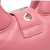Prada B Prada Pink Nappa Leather Leather Nappa Soft Padded Re Edition 2002 Moon Satchel Italy