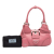 Prada B Prada Pink Nappa Leather Leather Nappa Soft Padded Re Edition 2002 Moon Satchel Italy