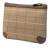 Burberry B Burberry Brown Light Brown Canvas Fabric Vintage Check Clutch United Kingdom