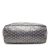Goyard AB Goyard Gray Light Gray Coated Canvas Fabric Goyardine Saint Louis PM France