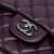 Chanel Classic Double Flap Jumbo Lambskin Leather Matelassè Handbag Purple