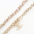 Chanel Coco Chain Necklace Padlock Purple Leather Gold