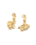 Saint Laurent Rhinestone Clip-on Earrings