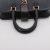 Saint Laurent Cabas Baby Leather 2-Ways Top-handle Handbag Black
