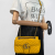 Gucci GG Marmont Mini Chevron Leather Flap Bag Yellow