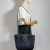 Louis Vuitton LockMeTo Calfskin Grained Leather 2-Ways Tote Bag Navy