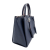 Louis Vuitton LockMeTo Calfskin Grained Leather 2-Ways Tote Bag Navy