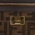 Fendi B Fendi Brown with Yellow Canvas Fabric Zucca Embroidered Baguette Satchel Italy