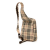 Burberry B Burberry Brown Beige Canvas Fabric House Check Sling Backpack United Kingdom