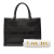 Christian Dior AB Dior Black Calf Leather Medium Embossed Book Tote Italy