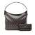 Goyard AB Goyard Black Coated Canvas Fabric Goyardine Boheme Hobo France