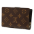 Louis Vuitton B Louis Vuitton Brown Monogram Canvas Fabric Monogram Giant Reverse Juliette Wallet France