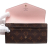 Louis Vuitton AB Louis Vuitton Brown Monogram Canvas Fabric Monogram Sarah Long Wallet France