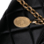 Chanel AB Chanel Black Lambskin Leather Leather Mini Square Quilted Lambskin Bijoux Logo Chain Flap France