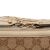 Gucci B Gucci Brown Beige Canvas Fabric GG Sukey Satchel Italy