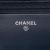 Chanel B Chanel Blue Navy Lambskin Leather Leather CC Quilted Lambskin Wallet On Chain France