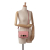 Prada AB Prada Pink Blush Calf Leather Glace Studded Etiquette Crossbody Italy