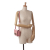 Prada AB Prada Pink Blush Calf Leather Glace Studded Etiquette Crossbody Italy